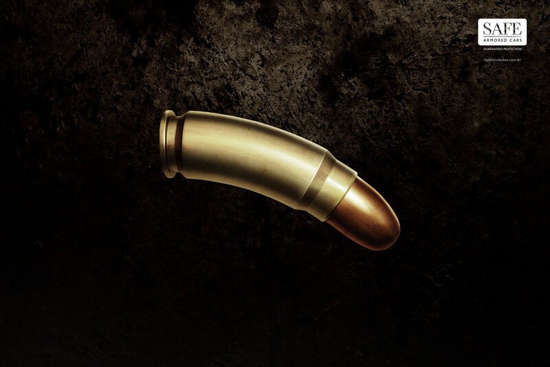 Bullet on Dark Surface