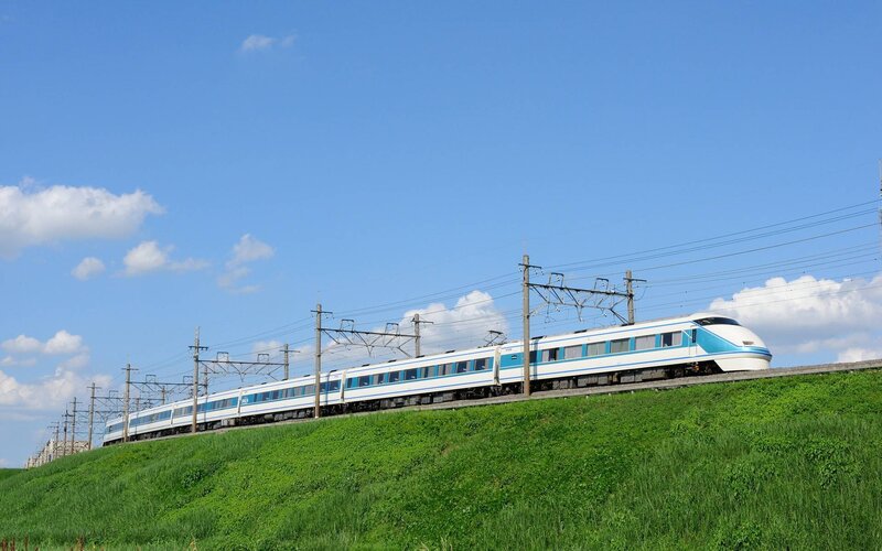 Bullet Train on Track