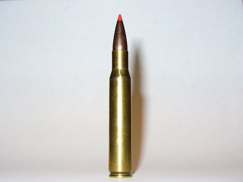 Bullet with Red Tip — Gold