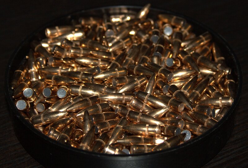 Bullets in a container