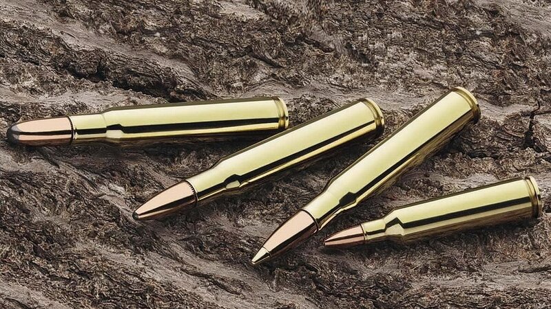 Bullets on a wooden surface