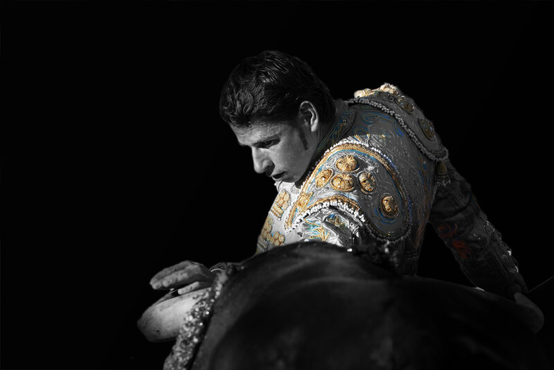 Bullfighter in traditional costume