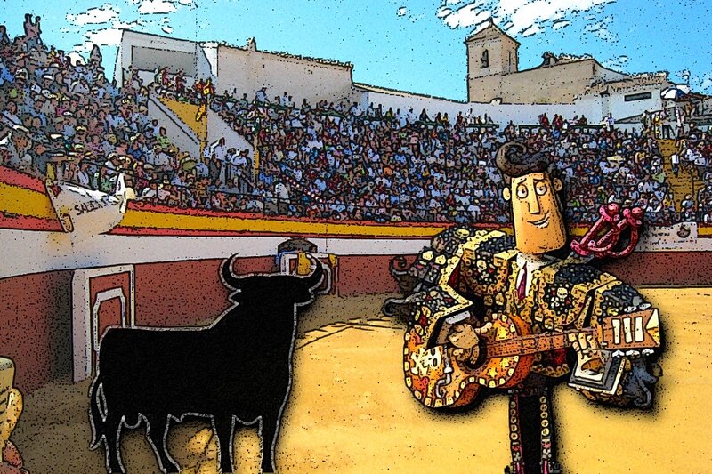 Bullfighter with Guitar