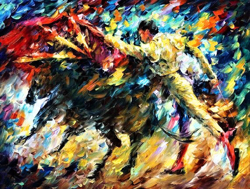 Bullfighting Scene
