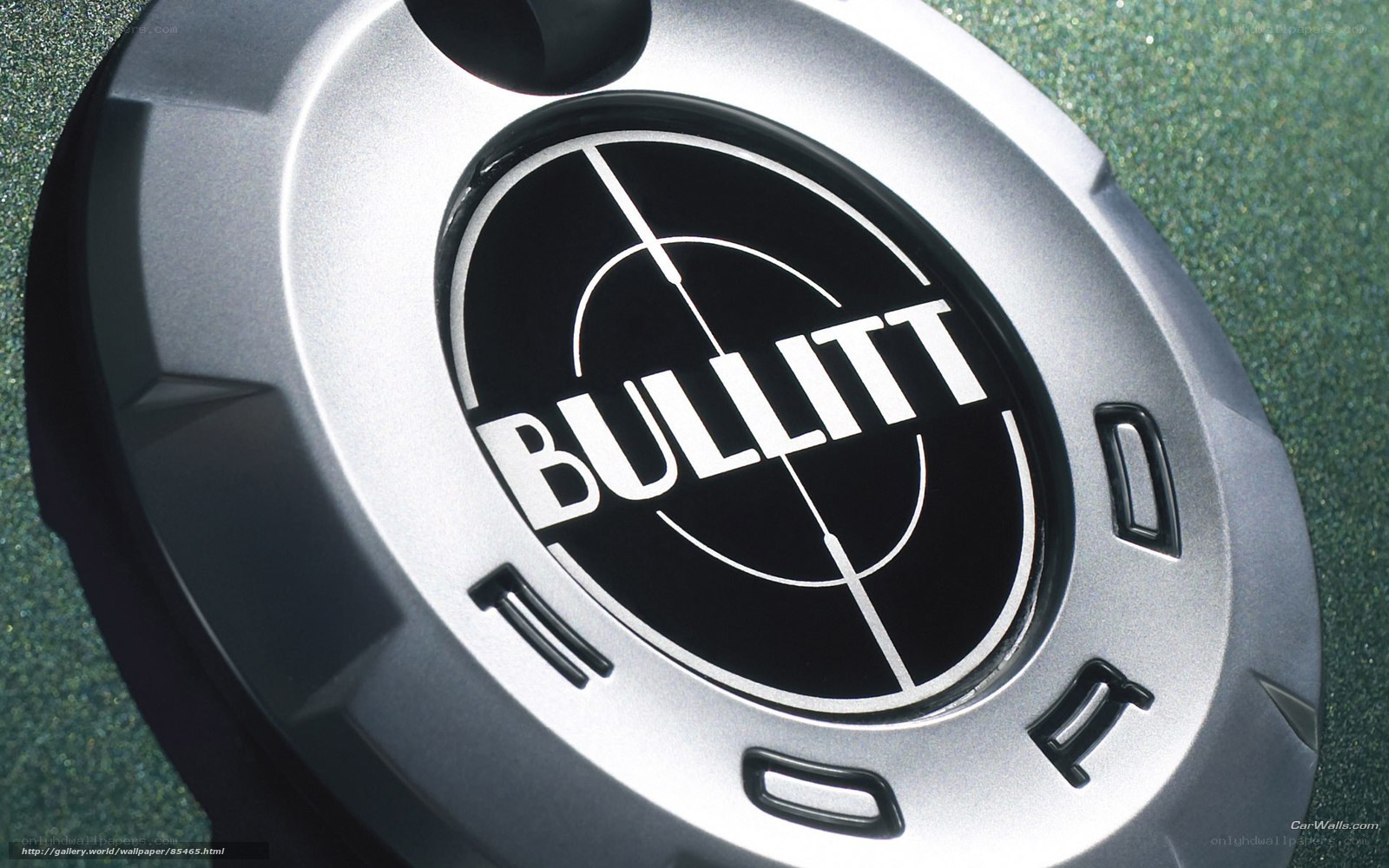 Bullitt car wheel center cap