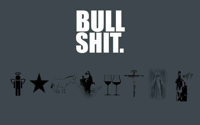 Bullshit religious symbols