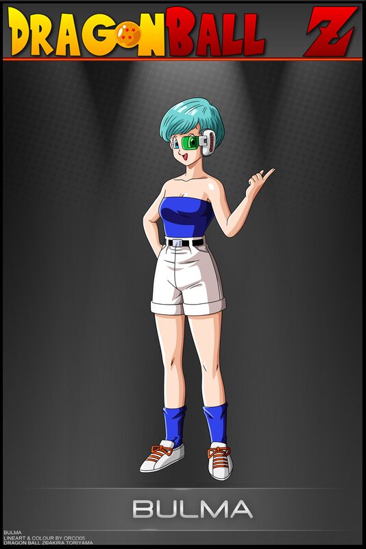 Bulma Character — Blue