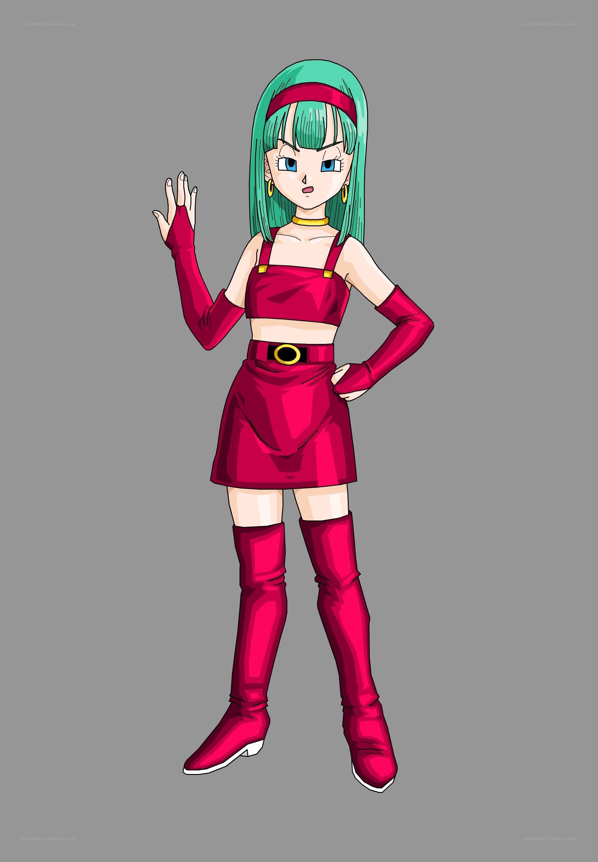 Bulma in red outfit