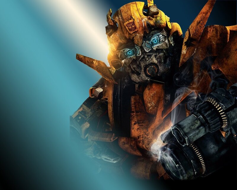 Bumblebee in battle