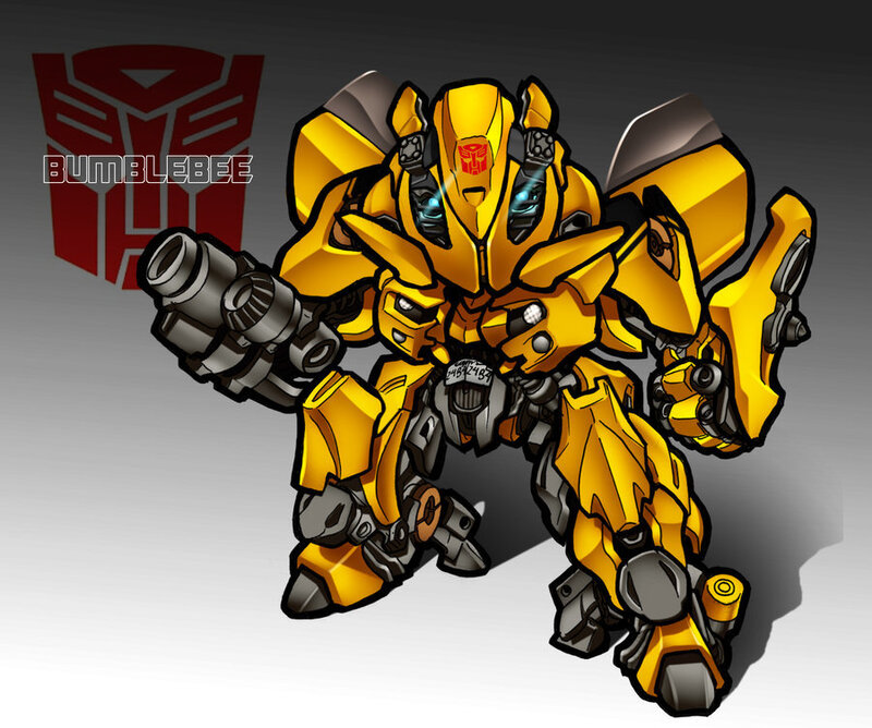 Bumblebee robot character