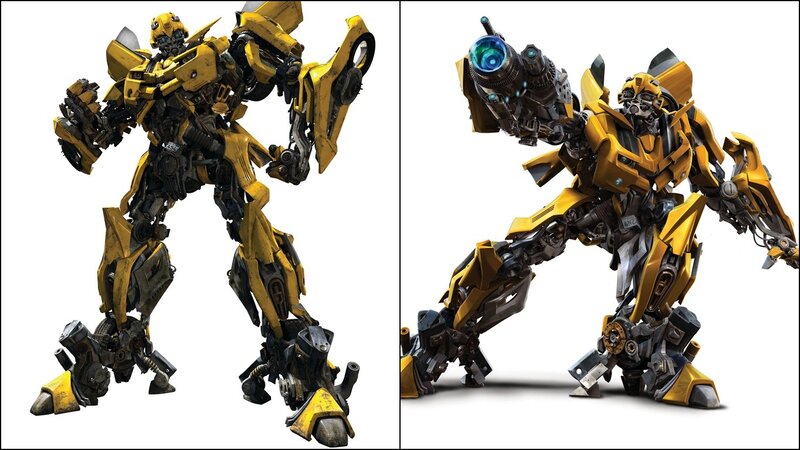 Bumblebee robot characters