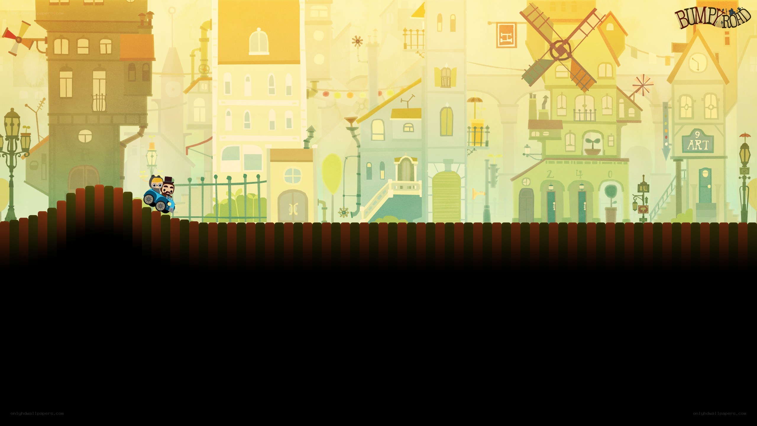 Bumpy Road game scene