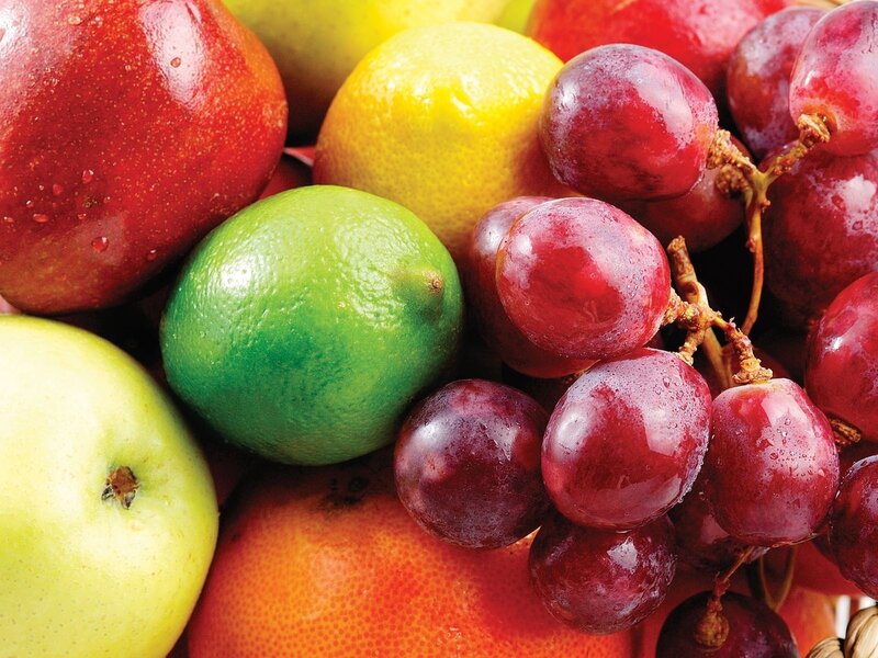 Bunch of Grapes and Citrus