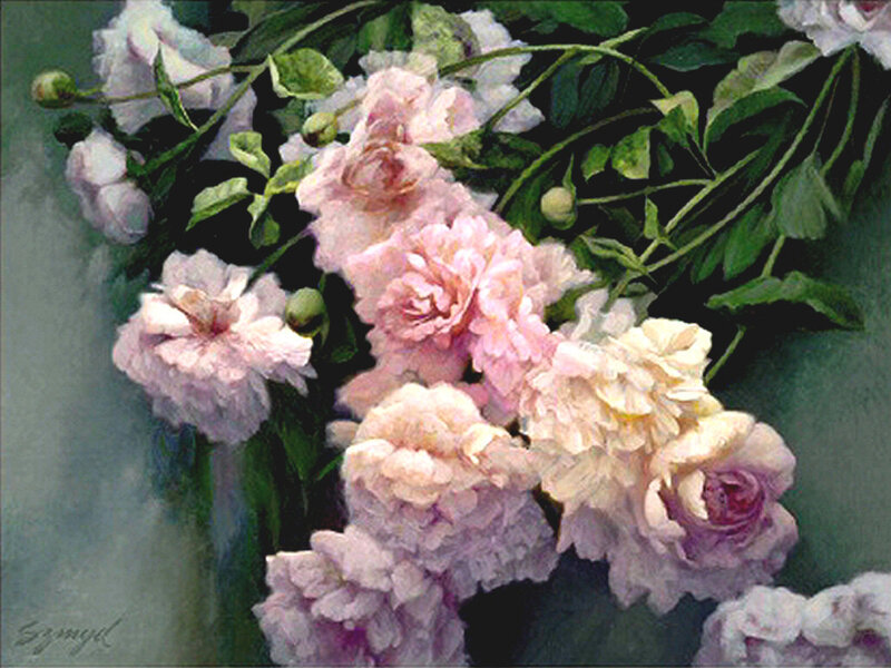 Bunch of Pink Peonies