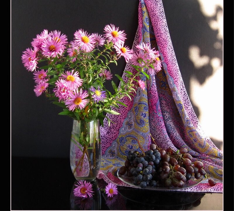 Bunch of Purple Flowers — Dramatic