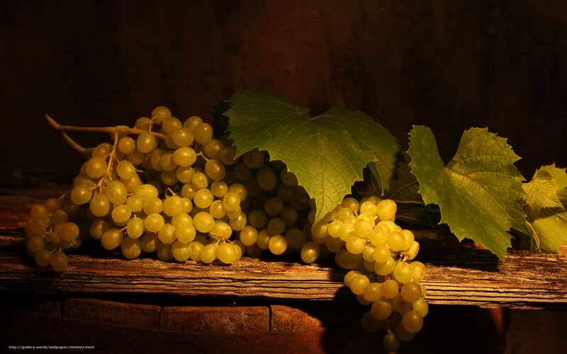 Bunch of White Grapes — Yellow, Dramatic