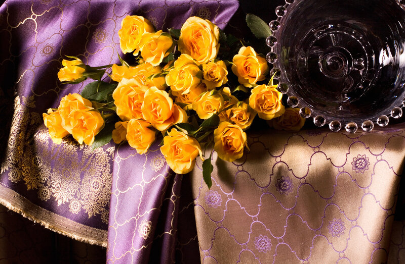 Bunch of Yellow Roses — Purple