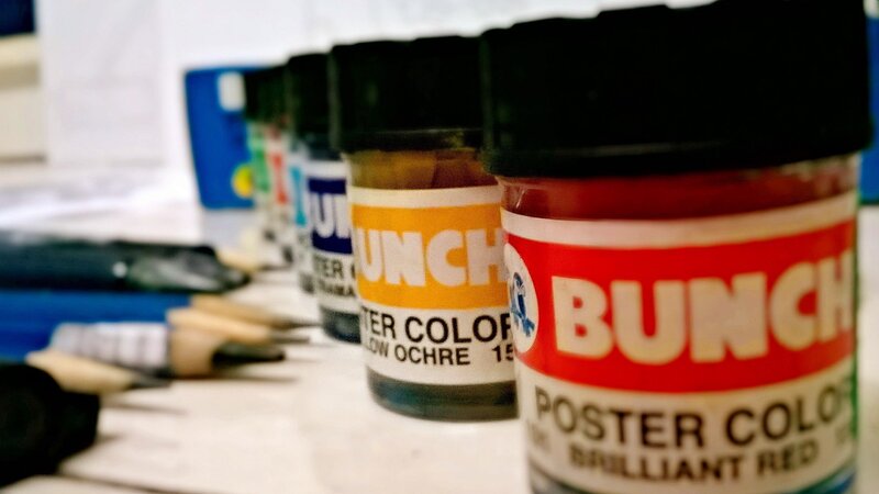 Bunch Poster Color Jars