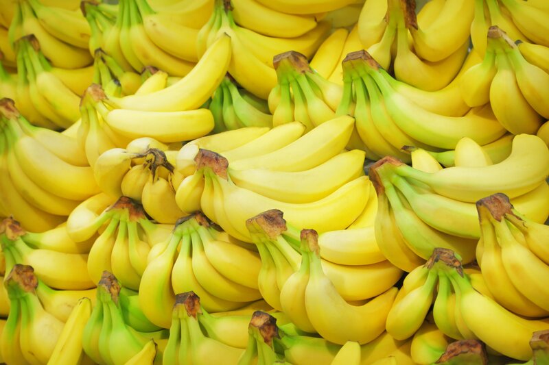 Bunches of Yellow Bananas — Fresh