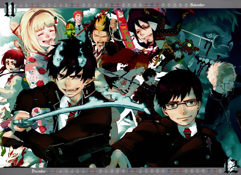 Bungo Stray Dogs November calendar