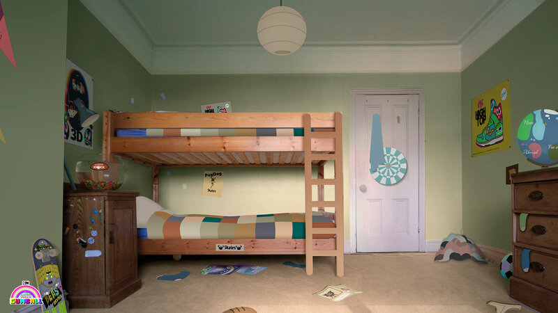 Bunk Bed in Bedroom