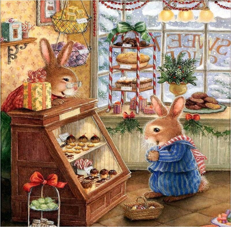 Bunnies in a Bakery