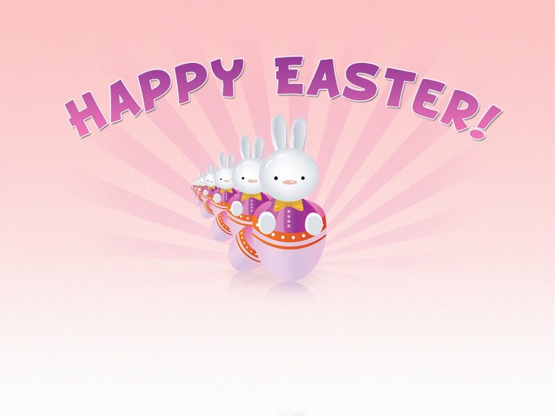 Bunnies in Egg Costumes