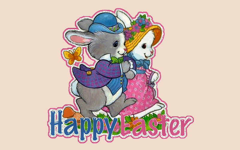 Bunny Couple Illustration