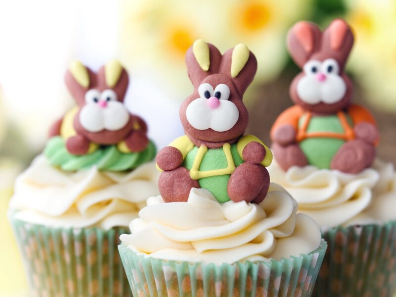 Bunny-shaped Cupcakes