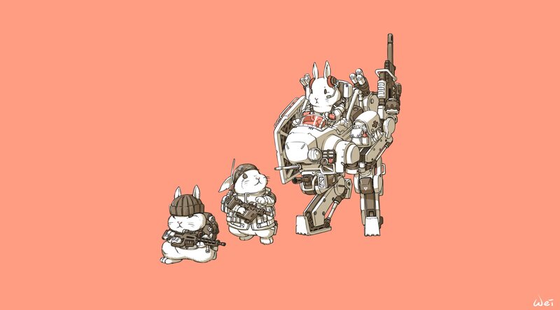 Bunny Soldiers