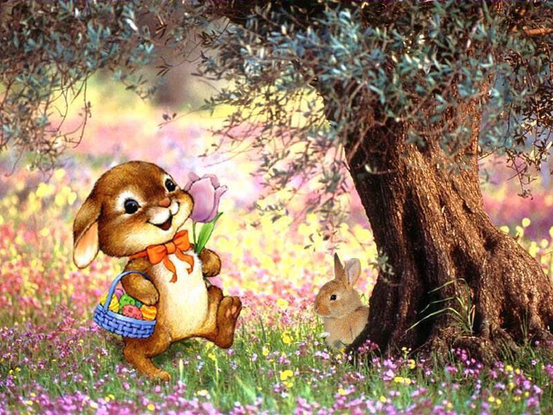 Bunny with Basket