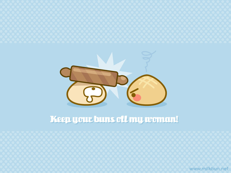 Buns and a rolling pin