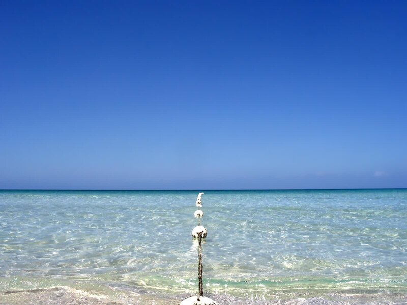 Buoy in Clear Water