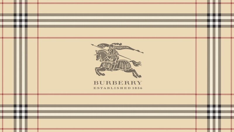 Burberry Logo on Plaid