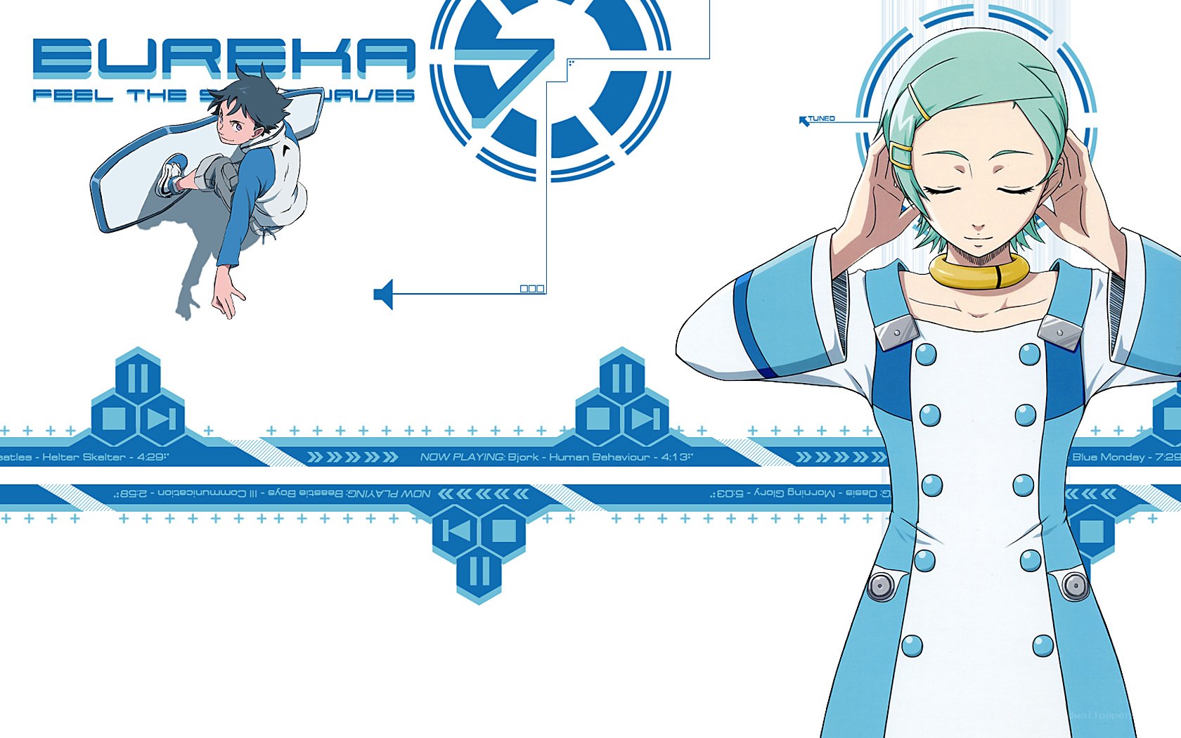Bureka anime promotional art