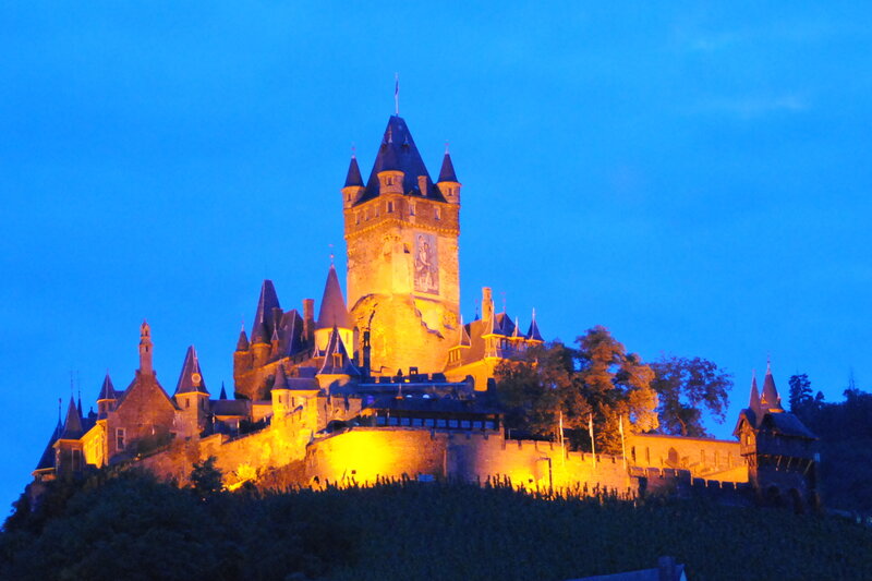 Burg Eltz Castle — Blue