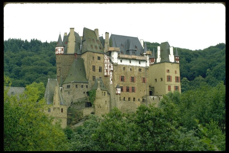 Burg Eltz Castle — Green, Serene, Afternoon, Photograph, Trees, Forest