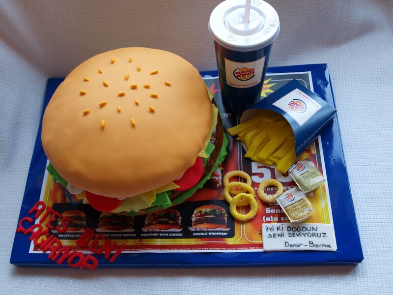 Burger King Cake