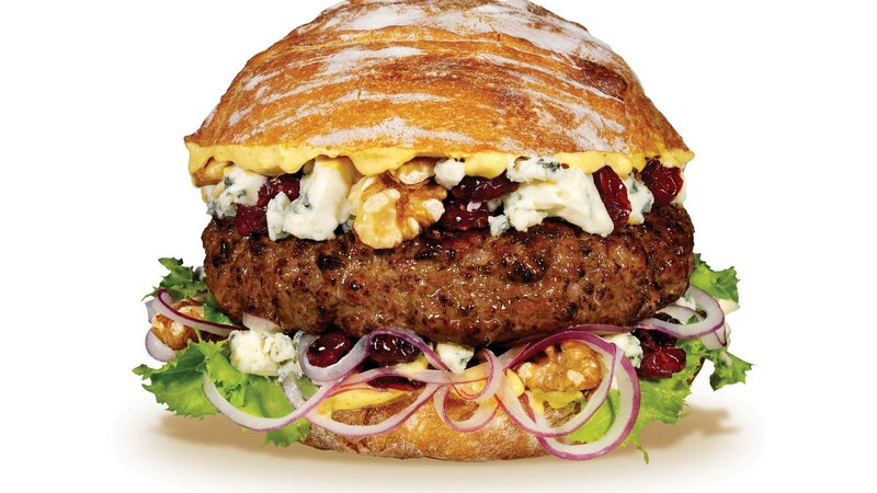 Burger with Blue Cheese