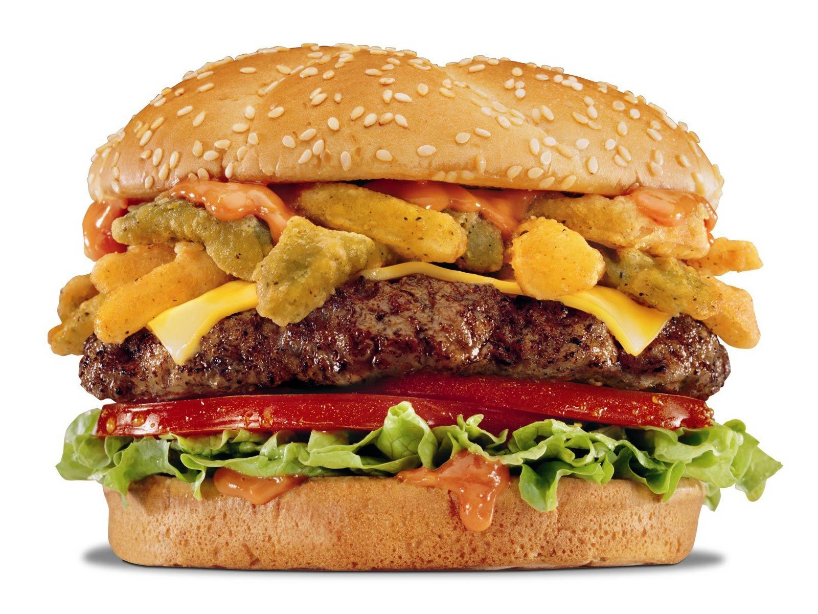 burger with cheese and toppings