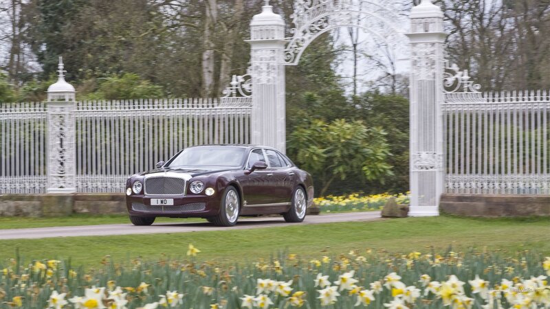 Burgundy Bentley Sedan