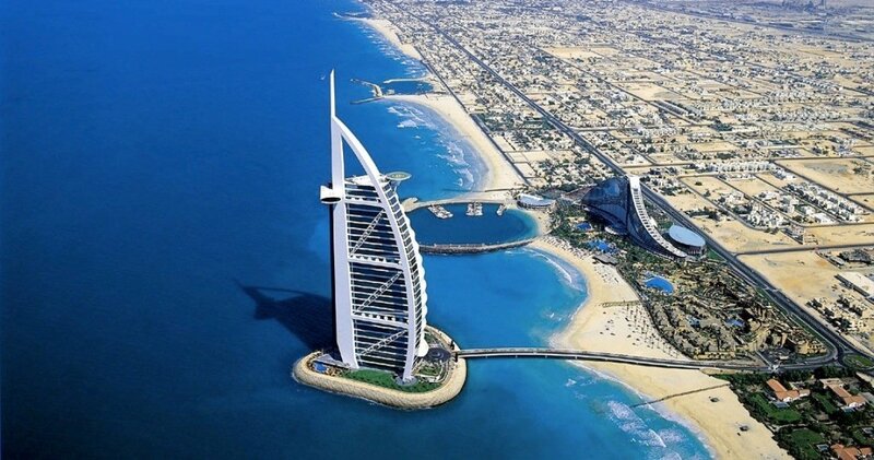 Burj Al Arab and Dubai skyline