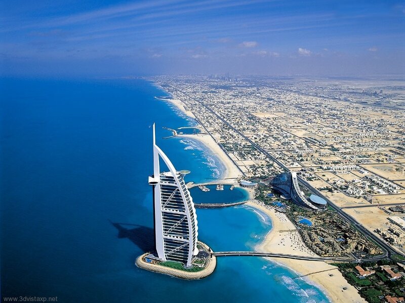 Burj Al Arab and Dubai skyline