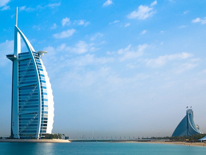 Burj Al Arab and Jumeirah Beach