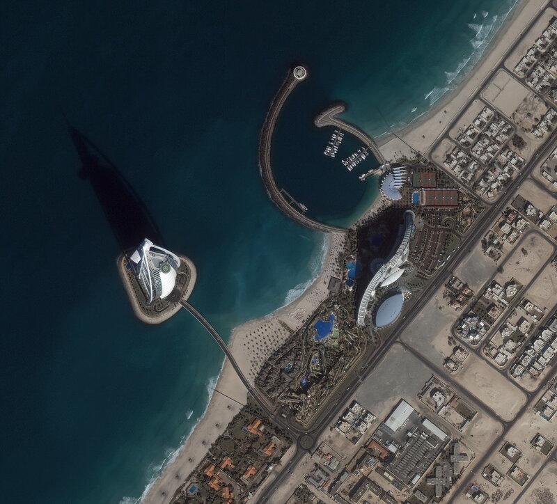 Burj Al Arab and Jumeirah Beach