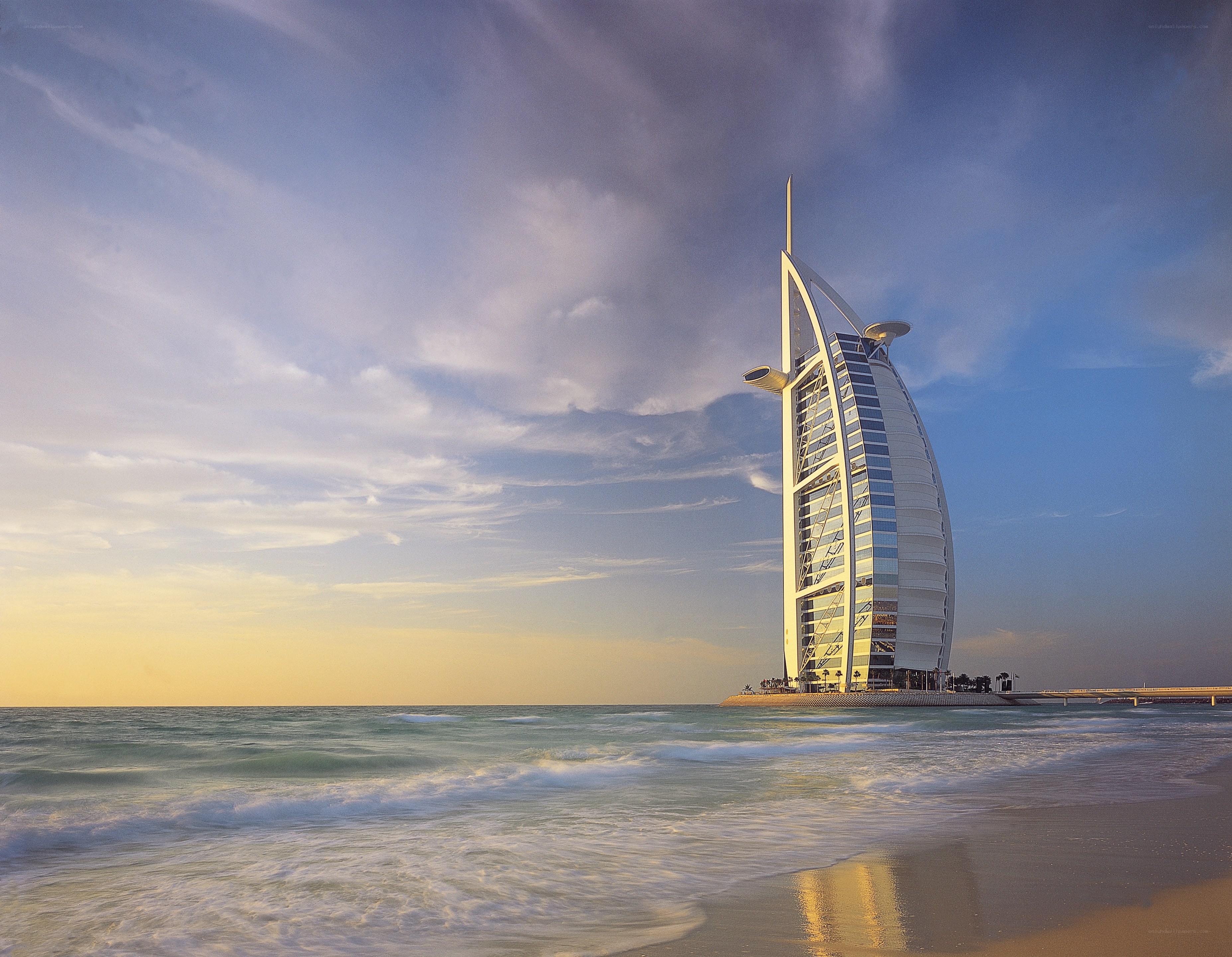 Burj Al Arab at sunset