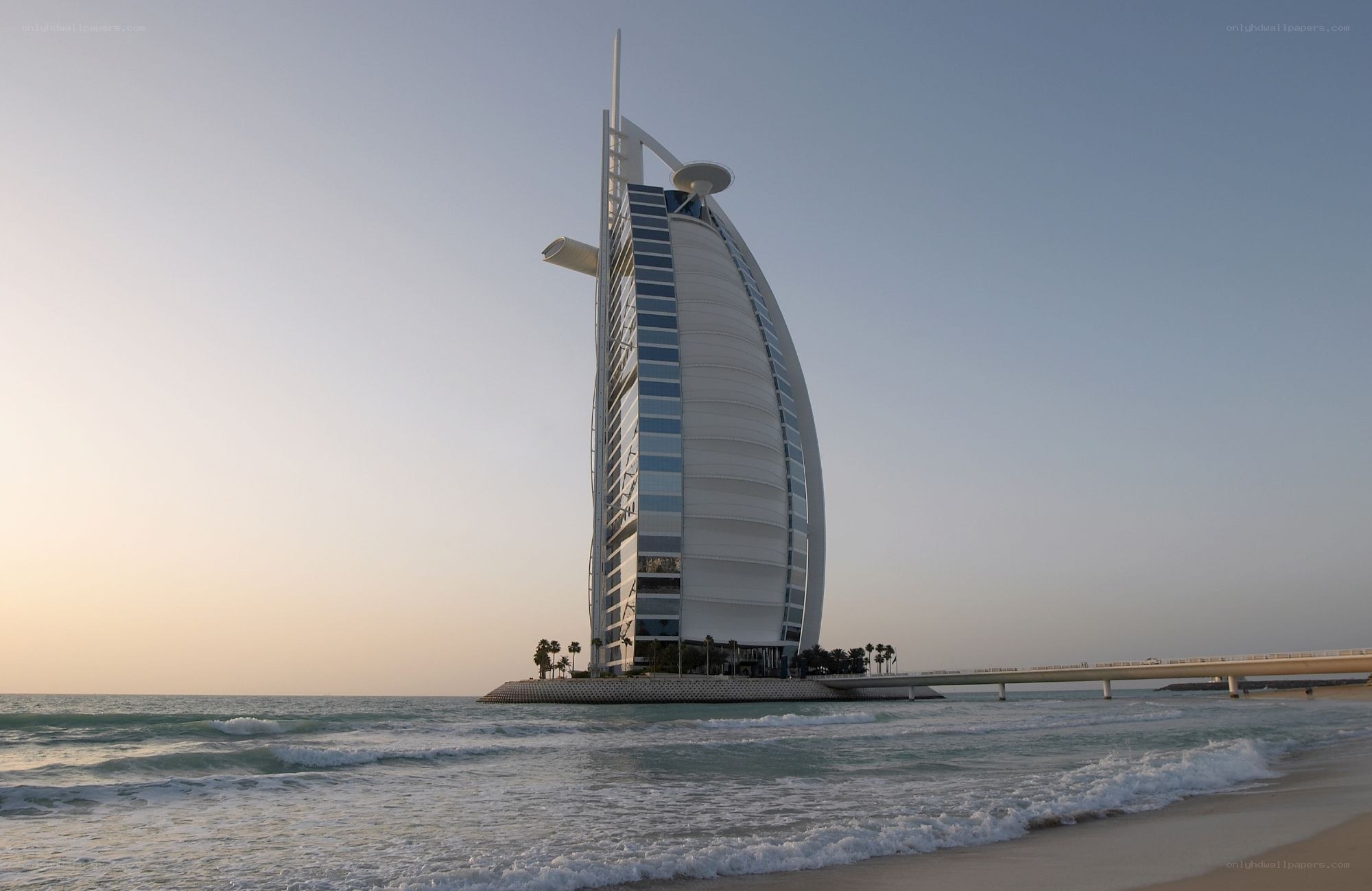 Burj Al Arab at sunset