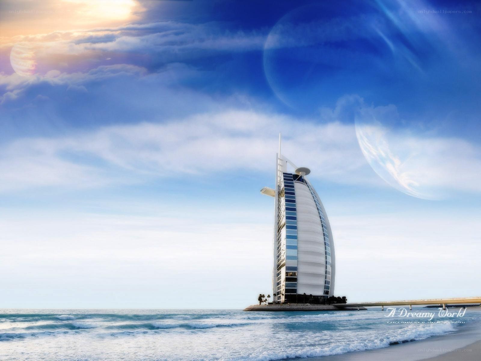 Burj Al Arab at sunset