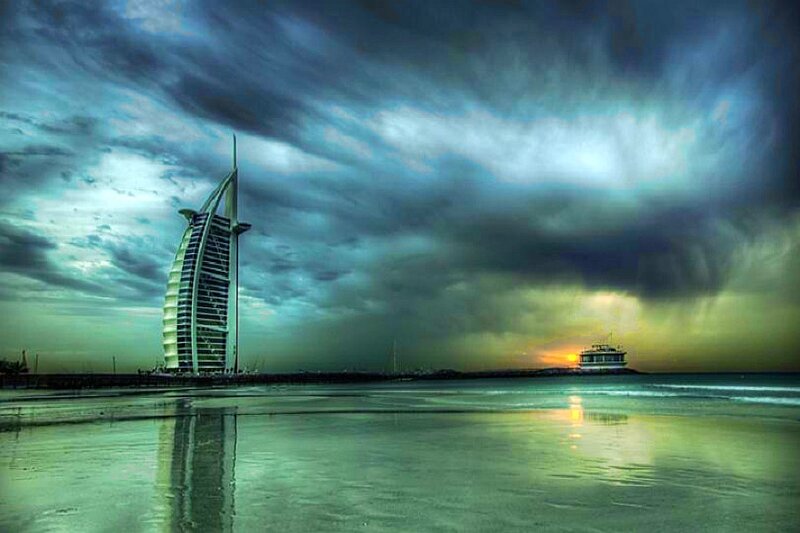 Burj Al Arab at sunset