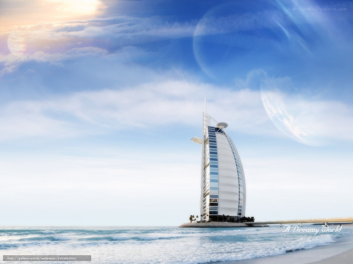 Burj Al Arab at sunset